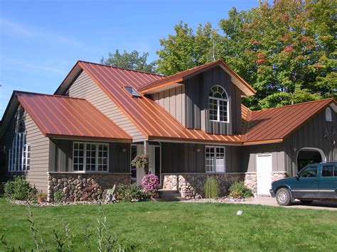 houses with metal siding and roof|color options for metal roofs.